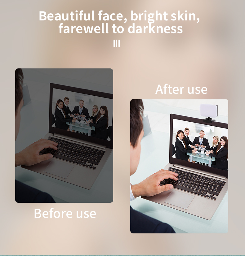 Computer video conferencing fill light online teaching screen protection light Reading light live beauty fill light  JSK-B1
