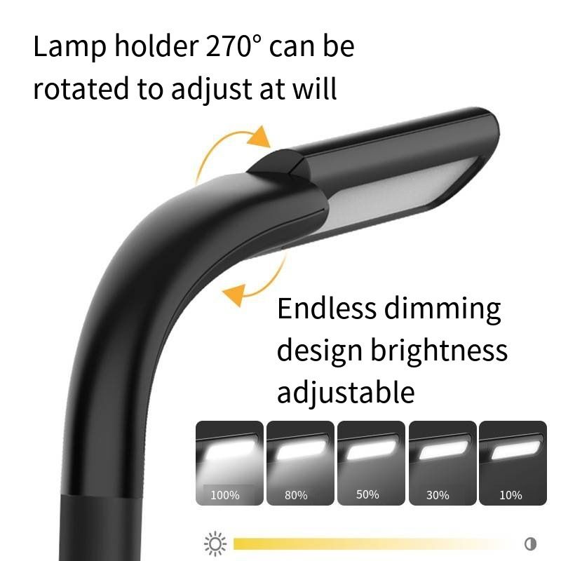 Study light neck reading light led reading light ultra-long endurance dormitory desktop pat light usb charging three adjustment  GH-8B