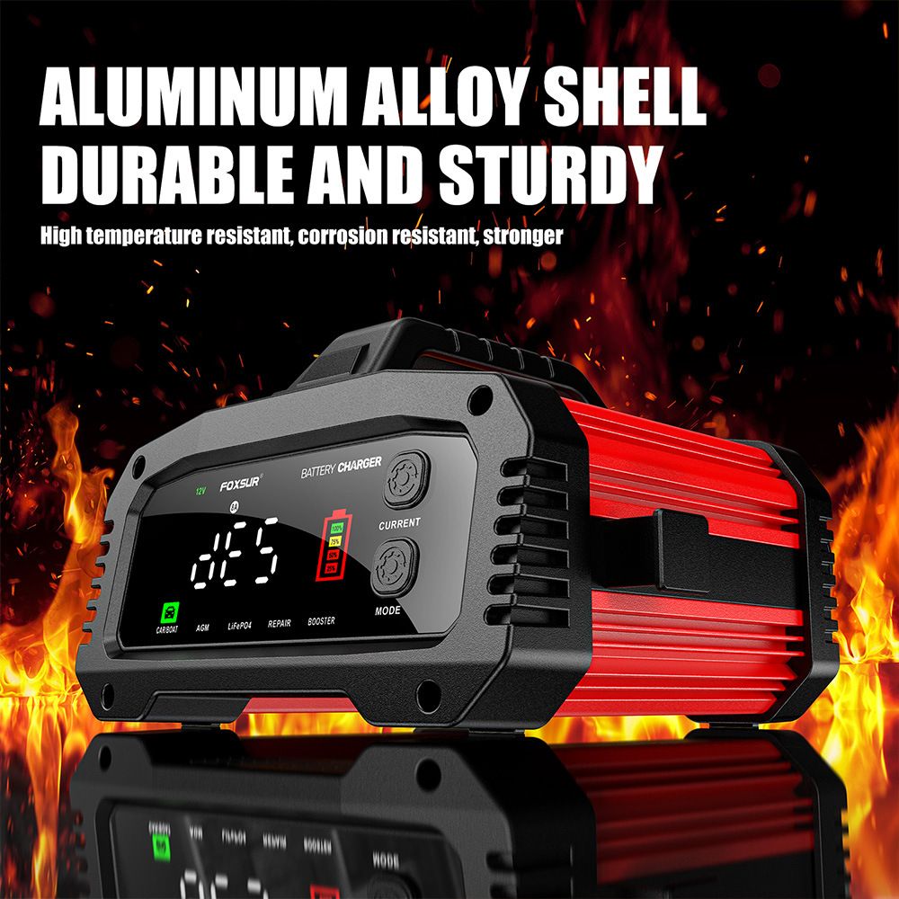 25A high-power portable 12V and 24V lithium iron lead-acid chargers for cars, ships and motorcycles  FPT-250