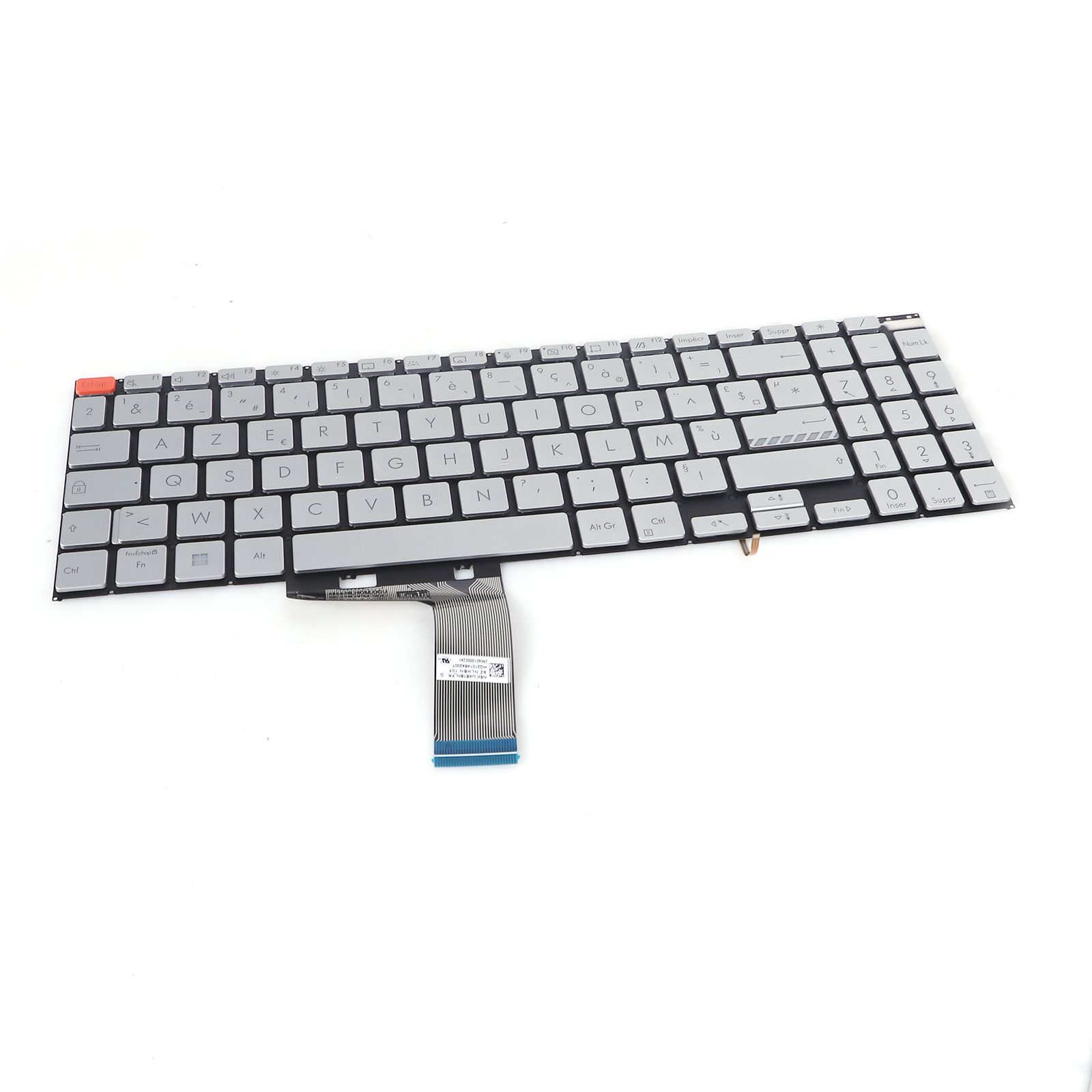 ASUS K6602Z X1603Z K6502V N7601Z N7600Z SILVER（Backlit，Small Enter，Esc Orange，Win8）  9Z.NLHBN.10F