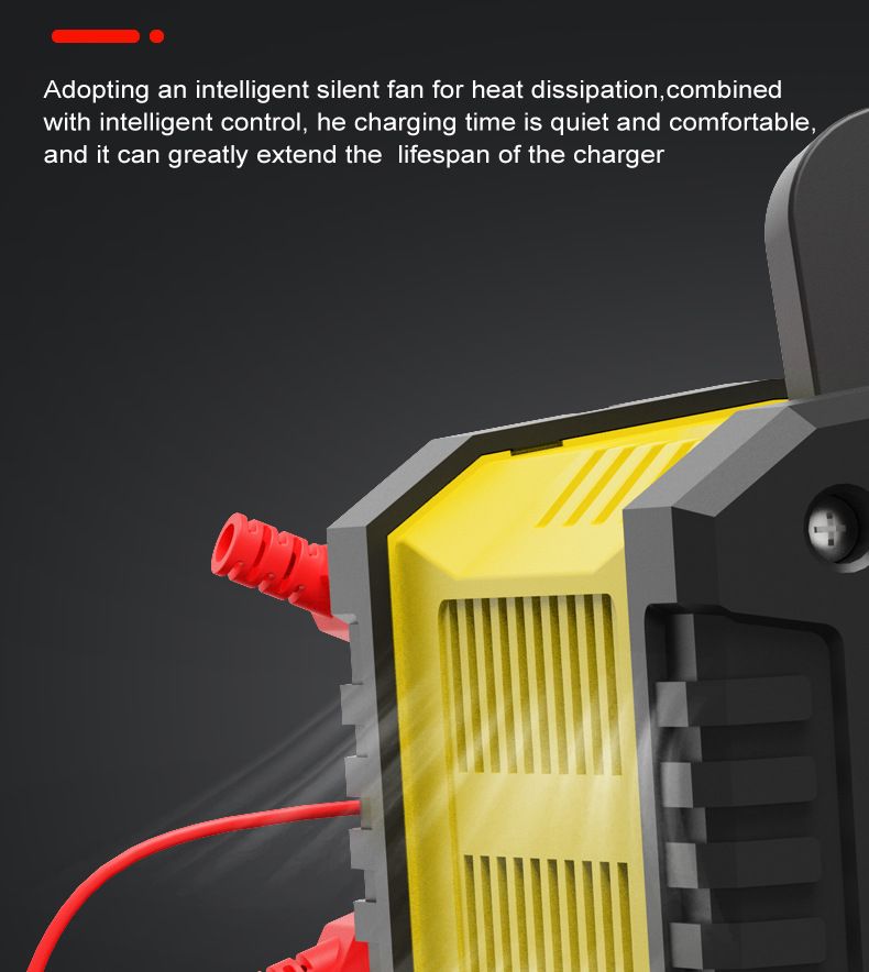 10A portable 12V 24V motorcycle battery charger, portable car battery charger  FPT-100
