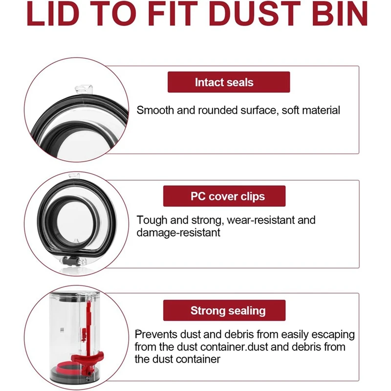 Dust Bin Replacement Parts For Dyson V11 V15 SV14 SV15 SV22 Vacuum Cleaner Canister Bin Part No. 970050-01 And 965443-01  V11 V15