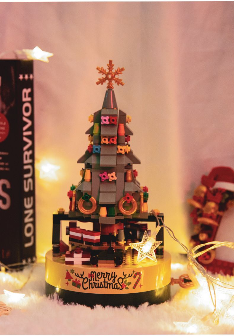 Christmas gift ideas Christmas decorations Christmas tree blocks Music box Music box Christmas toy ornaments  JK1302