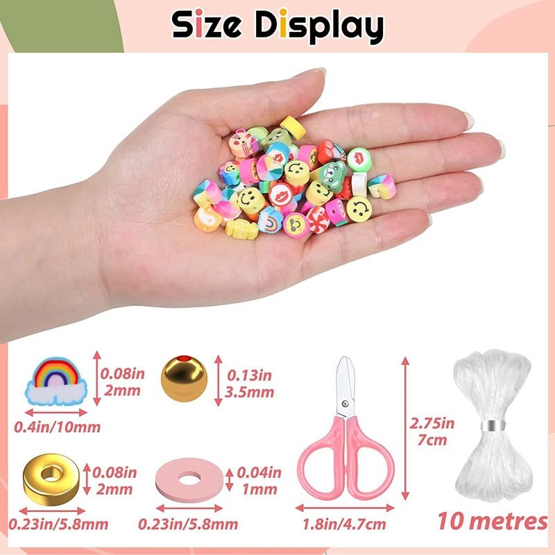 2320 pieces of fruit polymer clay beads fruit polymer clay beads handmade DIY jewelry accessories  RT-24035