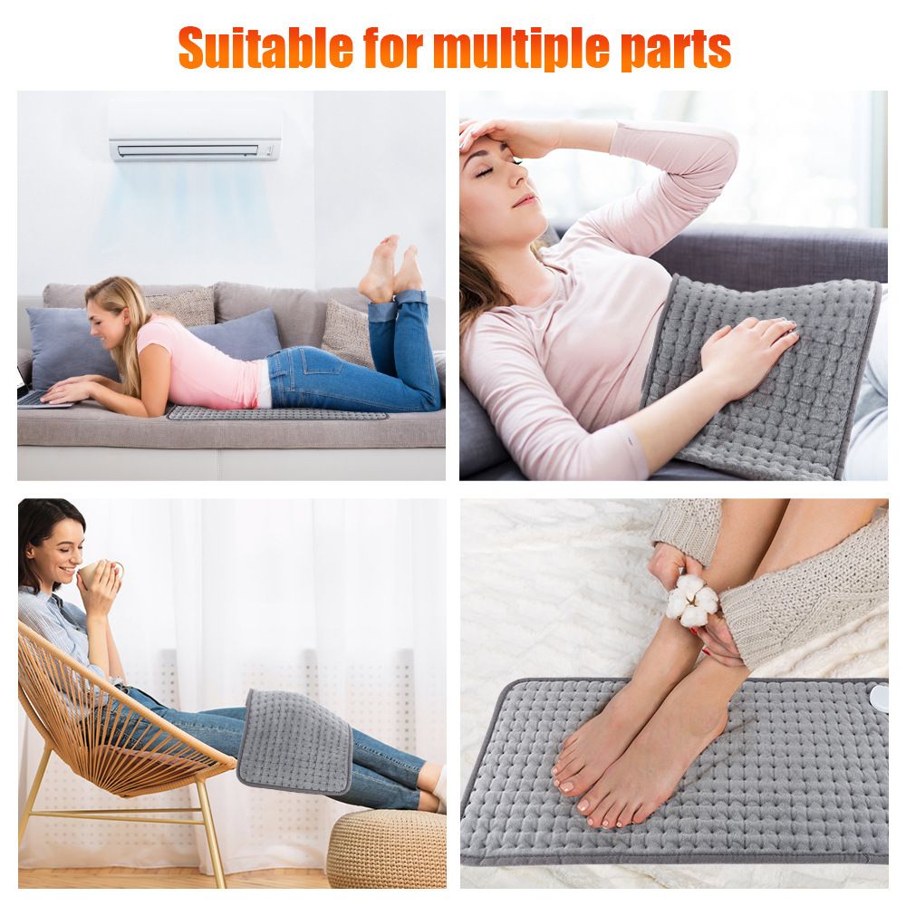 Multifunctional heating cushion home physiotherapy electric blanket winter shoulder and neck warm blanket 30*60cm European regulations  102248