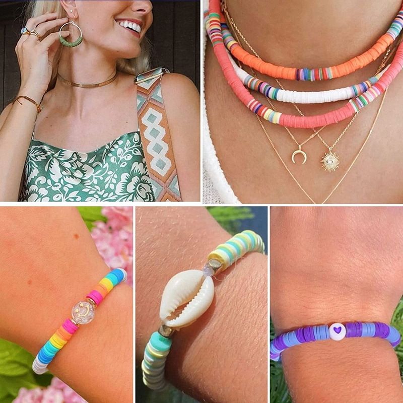 6000 pieces of clay beads polymer clay beads handmade jewelry bracelet DIY accessories  RT-36001