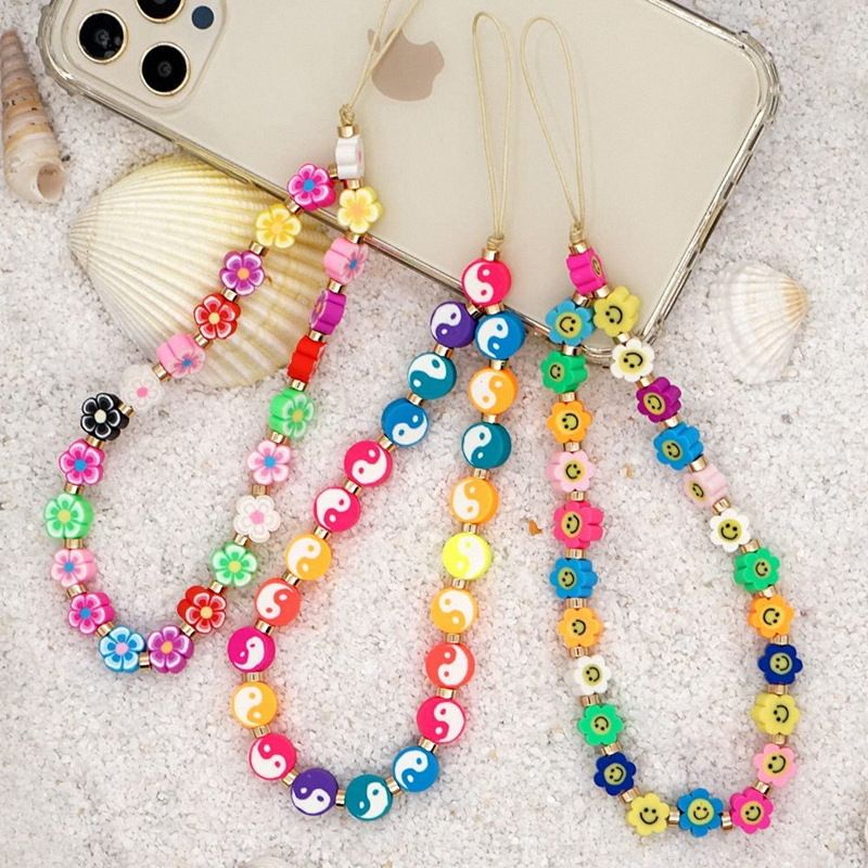 Polymer beads 300 pieces fruit smiley hand polymer 15 styles DIY jewelry accessories  RT-15002