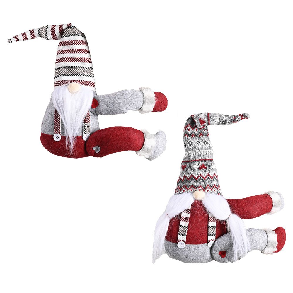 Christmas decorations Striped hat Forest old man side hold curtain buckle door hanging door curtain hanging curtain hanging one of each Other A+B