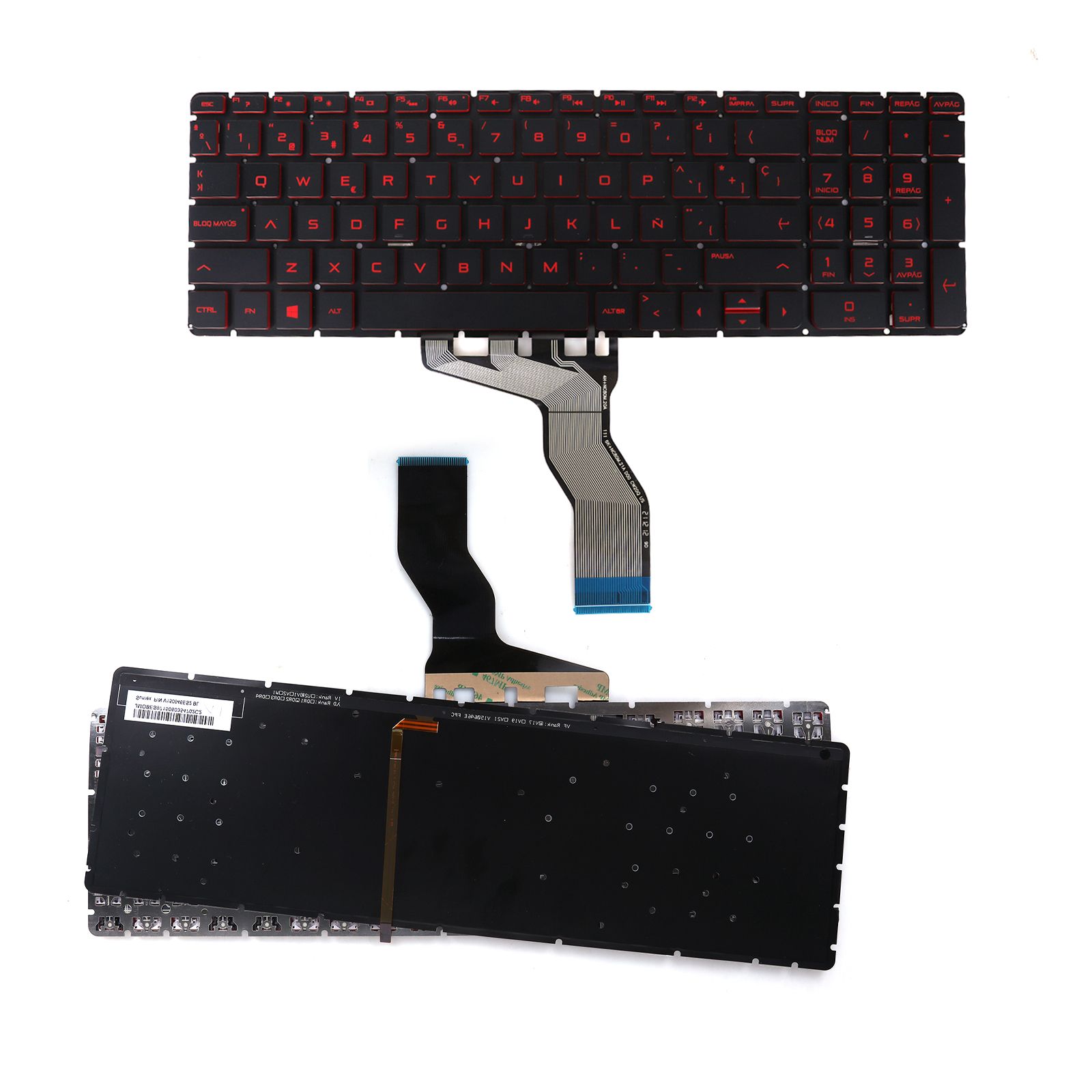 HP Pavilion 15-AB BLACK (Backlit,Without FRAME,Red Printing,Win8)  SP N/A Laptop Keyboard (OEM-B)