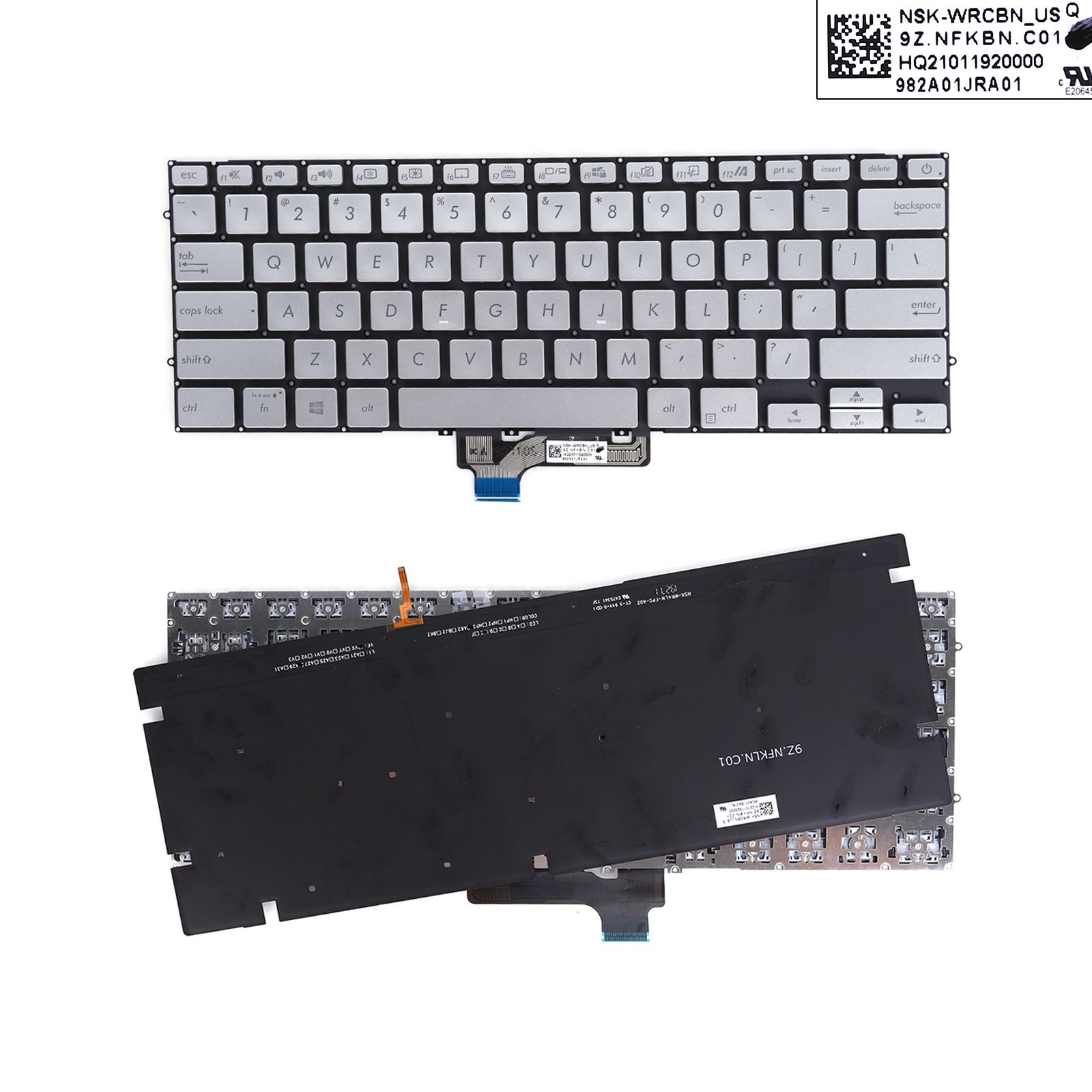 ASUS UX431 SILVER （Backlit Win8）  13-0200A-WX01-007