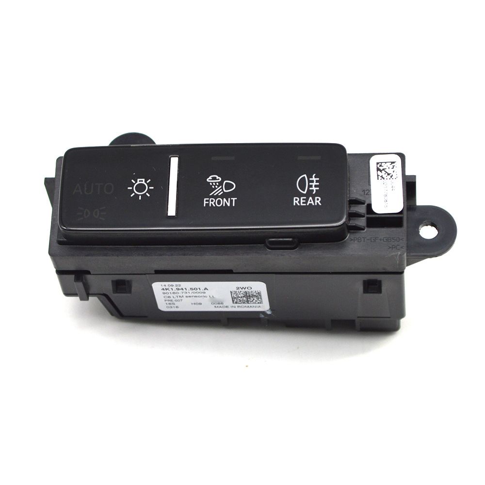 4K1 941 501 A for Audi A6 C8 A7 Q7 Q8 Auto Headlight Switch Black Piano High line Matte low line 4K1  4K1941501A