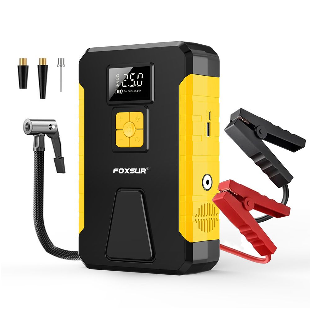 Multi-function Car Jump Starter Air Pump Portable Air Compressor Auto Tire Inflator Emergency Power Supply  FJS-950