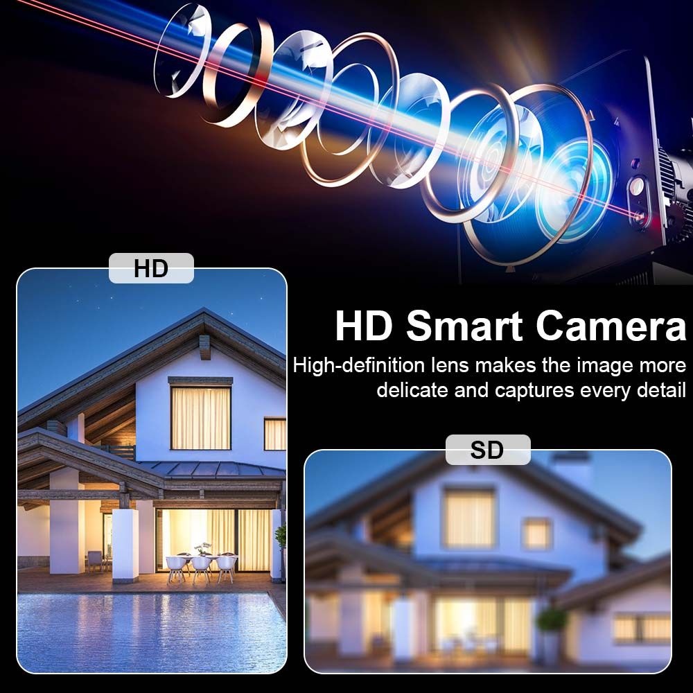 1080 high-definition camera magnetic attraction wireless intelligent mobile detection night vision remote monitoring home network camera W02  W02