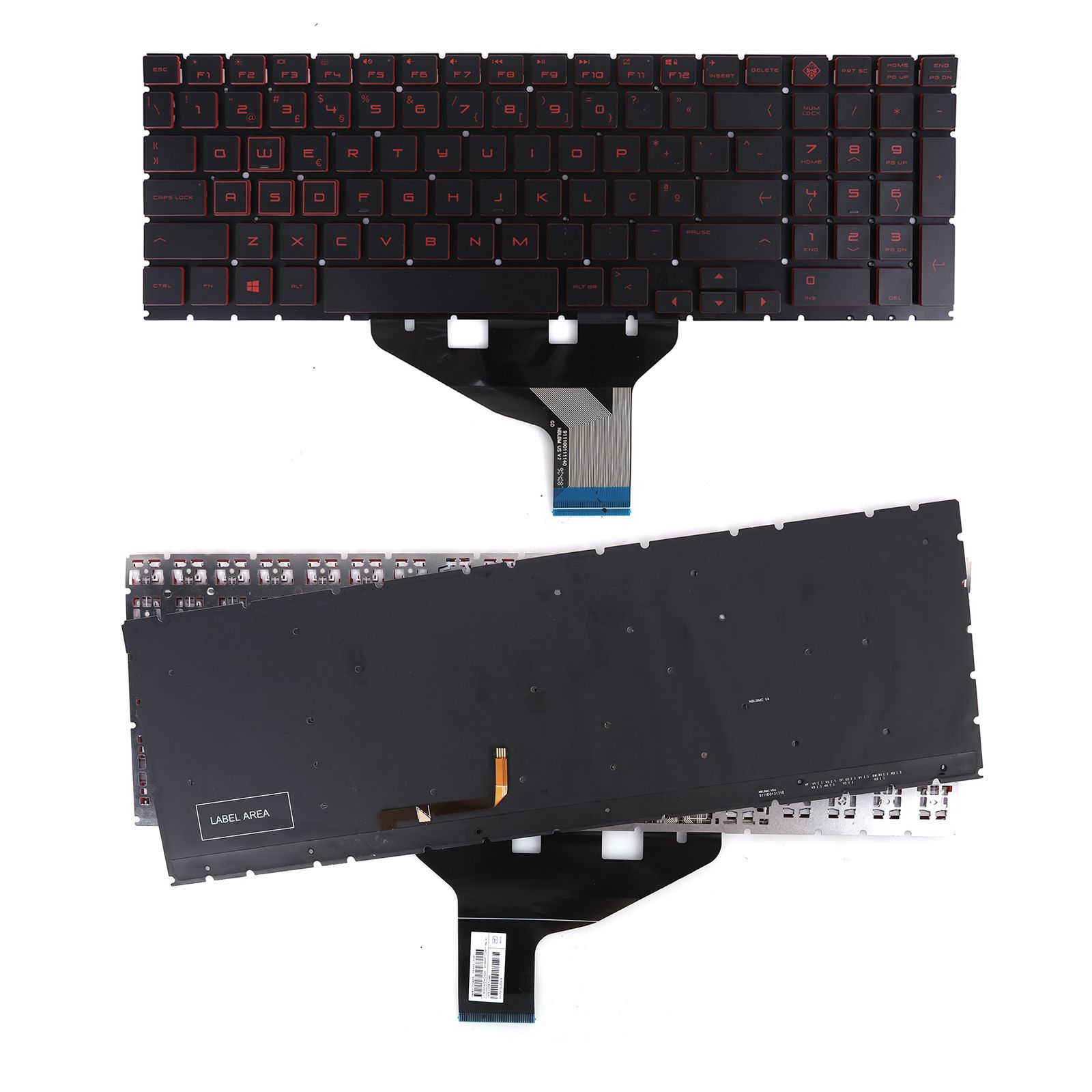 HP omen 15-DC TPN-Q211 15-dc000 15t-dc000 15-dc0010nr BLACK   red Printing ( Backlit,WIN8,without FRAME) PO NSK-XP1BQ P/N 92.NF3BQ.10G Laptop Keyboard (Original)