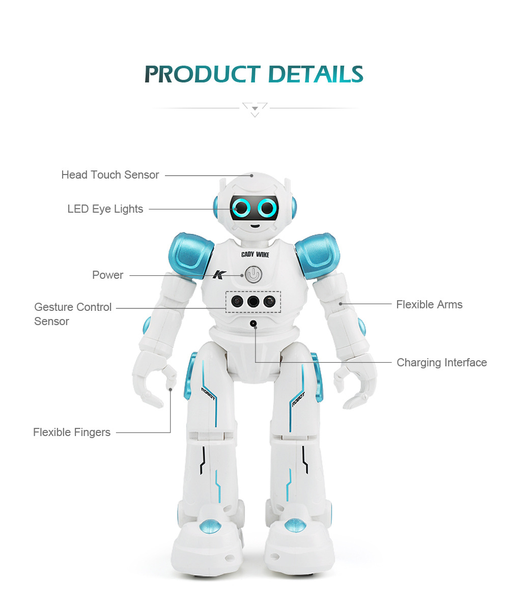 [Blue] Remote control intelligent programming robot educational children