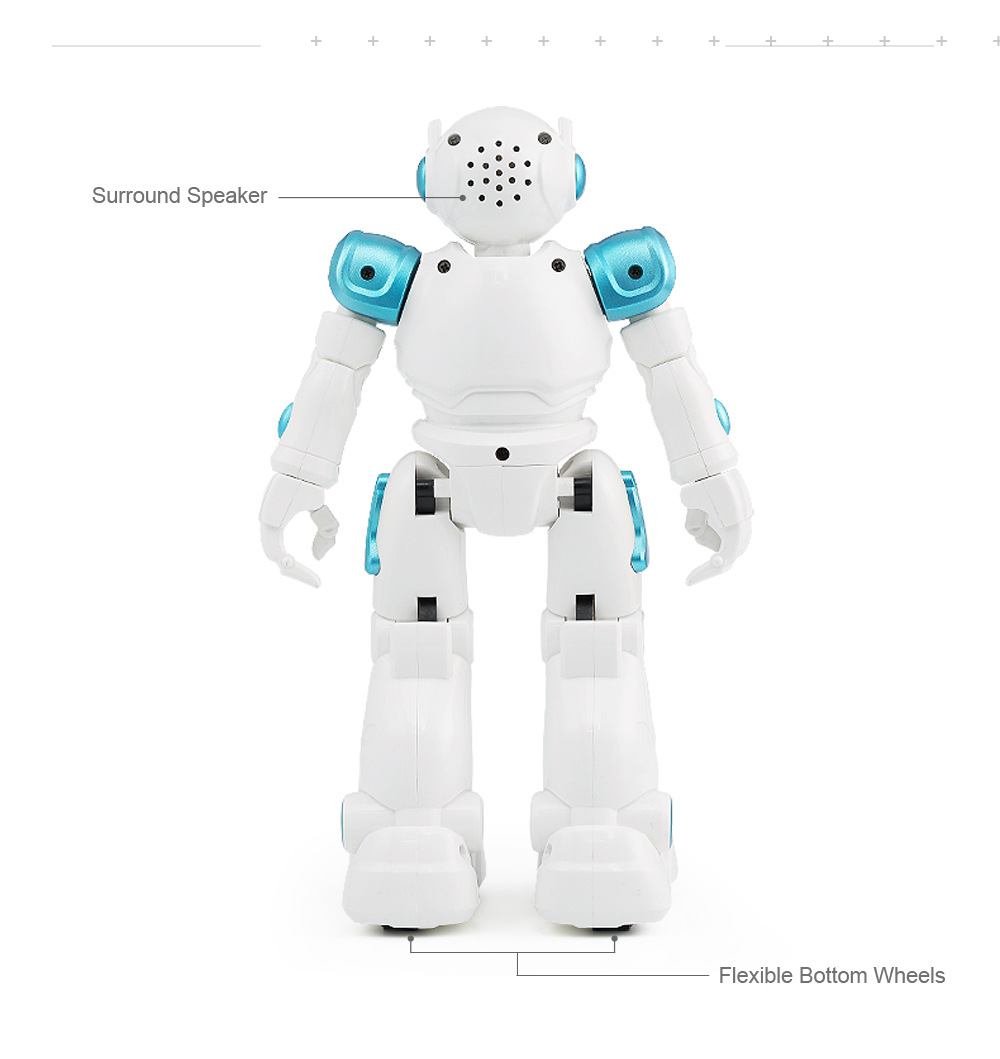 [Blue] Remote control intelligent programming robot educational children