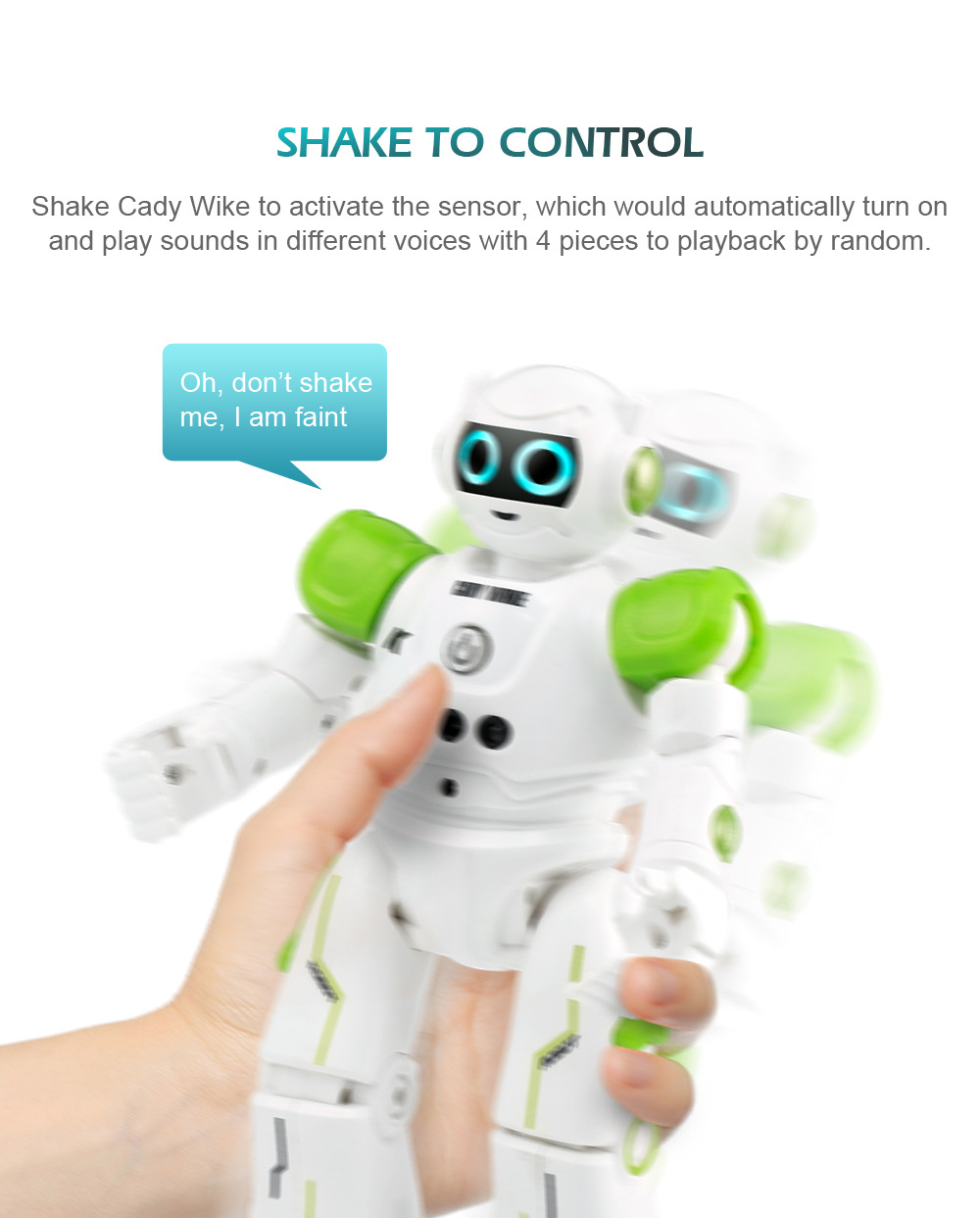 [Blue] Remote control intelligent programming robot educational children