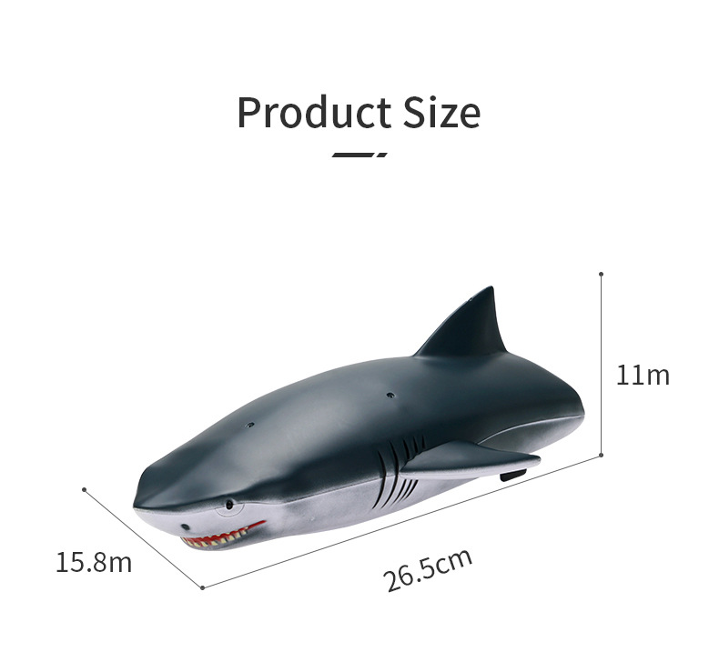 Simulation Shark 2.4G remote control boat high-speed electric water speedboat Toy boat Children