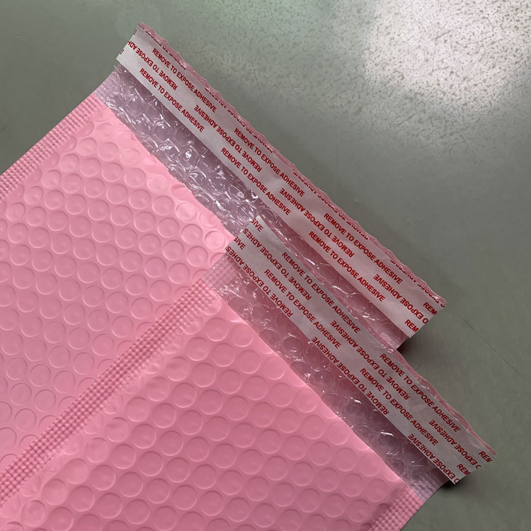 Pink Pink co extruded film bubble bag with thickened express logistics packaging, self sealing, waterproof and pressure resistant bubble envelope packaging bag, 11 * 25cm+4cm 20P  11 * 25cm+4cm 20P