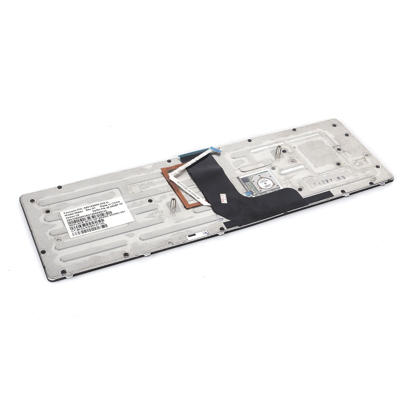 HP 8560W 8570W GRAY FRAME GRAY(Backlit,With Point stick ) US 55012SC00-035-G Laptop Keyboard ( )