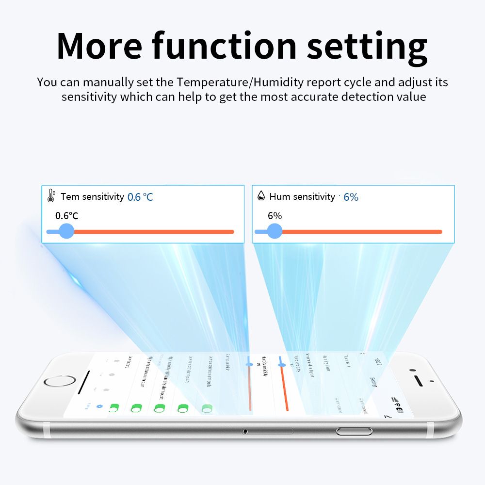 tuya APP Smart wifi Temperature and Humidity detector Indoor temperature and humidity sensor Greenhouse sensor  TH08