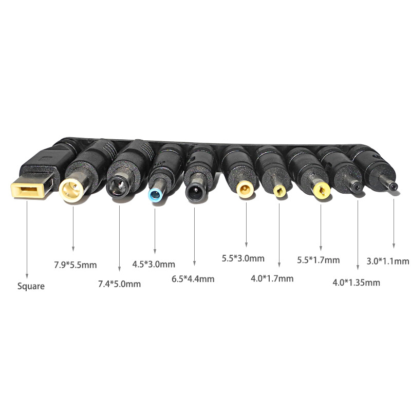 [100W 5A+10 adapters] Type-C to DC fast charge notebook power cord PD decoy line for Lenovo HP Xiaomi Asus  XST