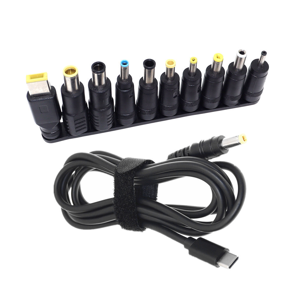[65W 3A+10 adapters] Type-C to DC fast charge notebook power cord PD decoy line for Lenovo HP Xiaomi Asus  XST