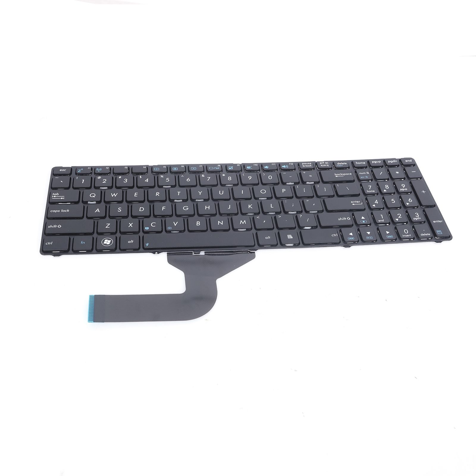 ASUS G73 K52 (G60) GLOSSY FRAME BLACK US V111446AS3 04GNY11KUS01-1 Laptop Keyboard ( )