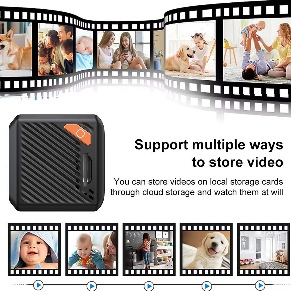 1080 high-definition camera magnetic attraction wireless intelligent mobile detection night vision remote monitoring home network camera W02  W02