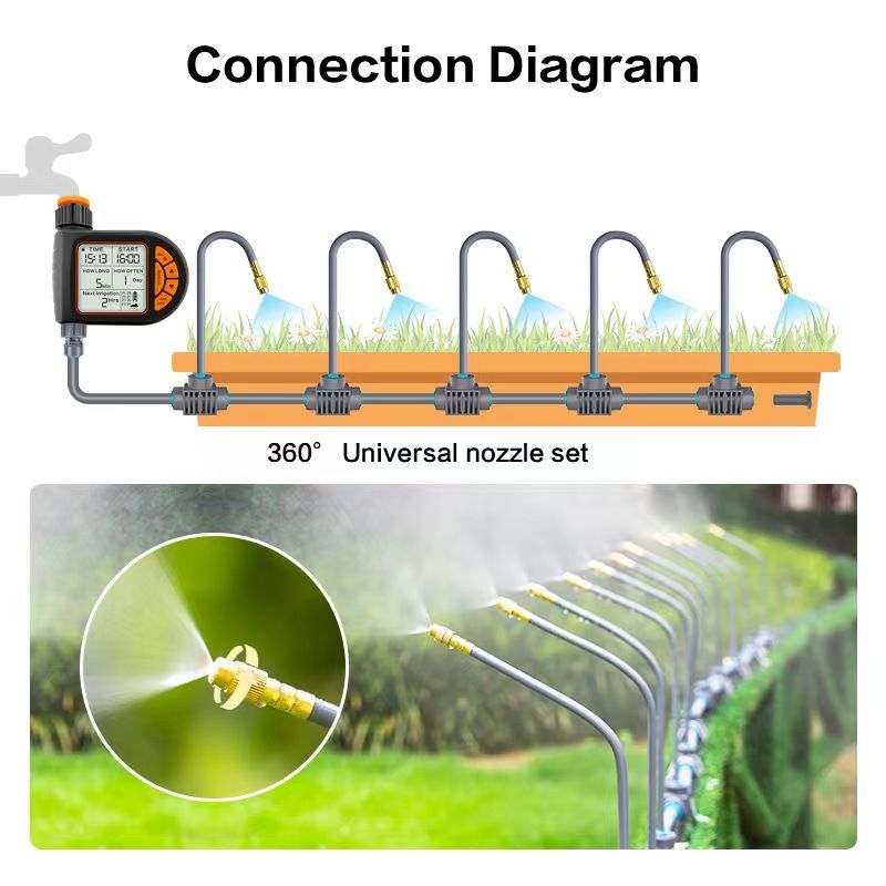 Intelligent timing Garden automatic watering device Garden balcony farm sprinkler timer Outdoor irrigation controller  D1