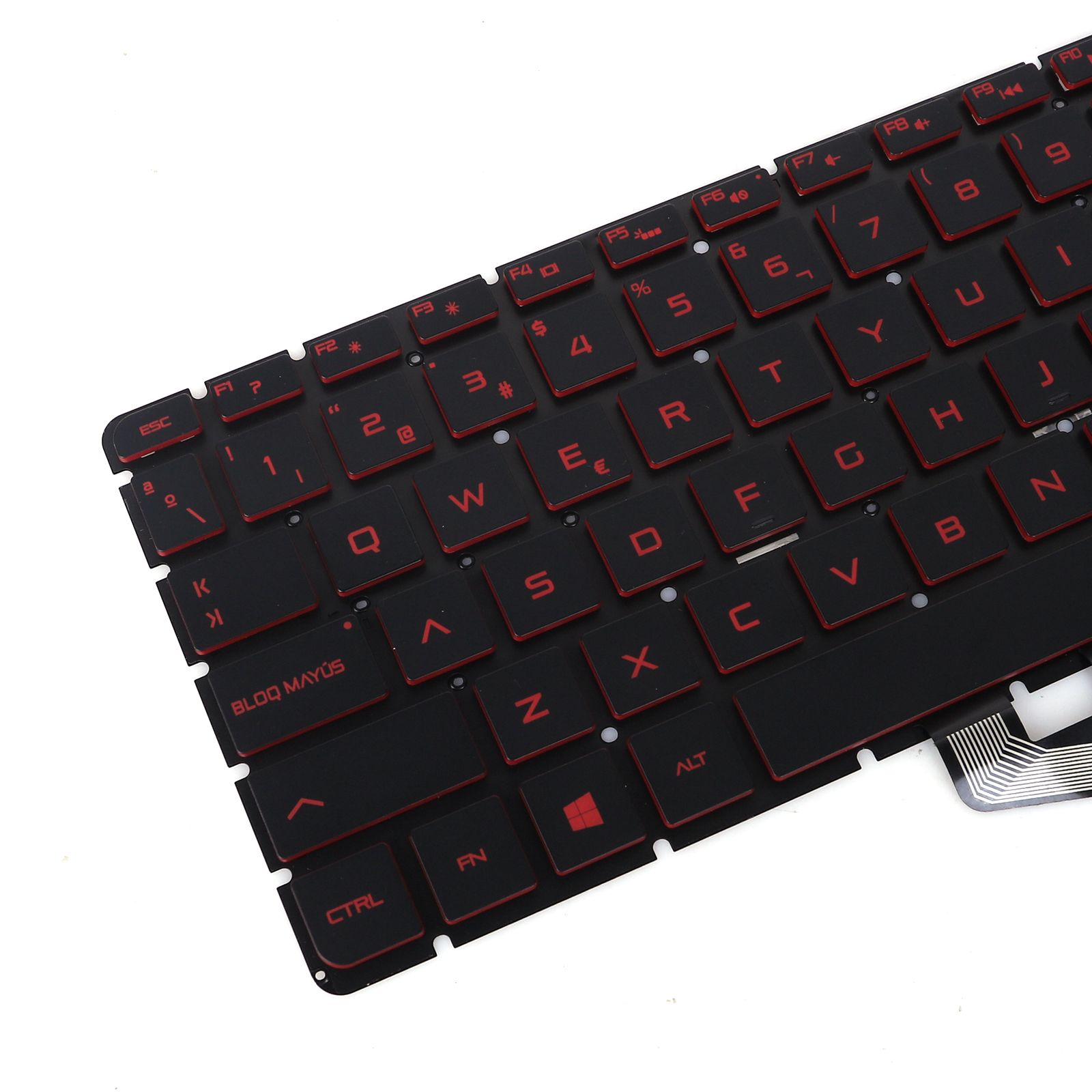 HP Pavilion 15-AB BLACK (Backlit,Without FRAME,Red Printing,Win8)  SP N/A Laptop Keyboard (OEM-B)