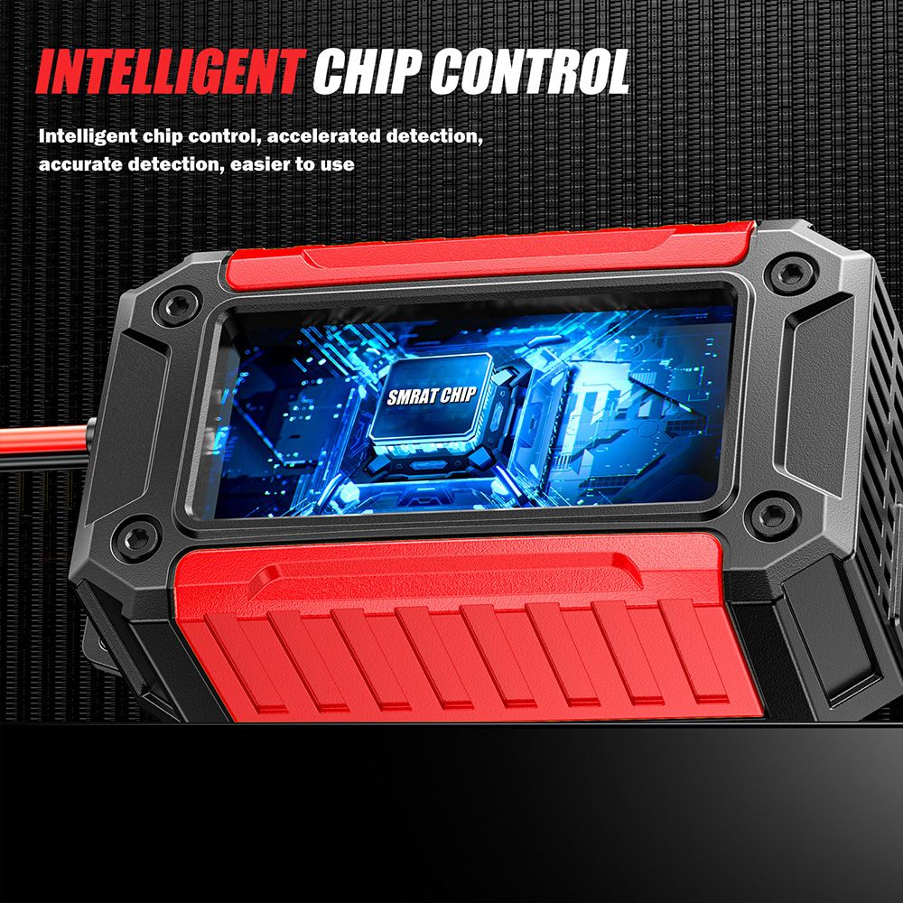 2-in-1 battery quality detector, battery analyzer, 12V car and motorcycle lead-acid lithium iron phosphate battery charger  FTC-1206