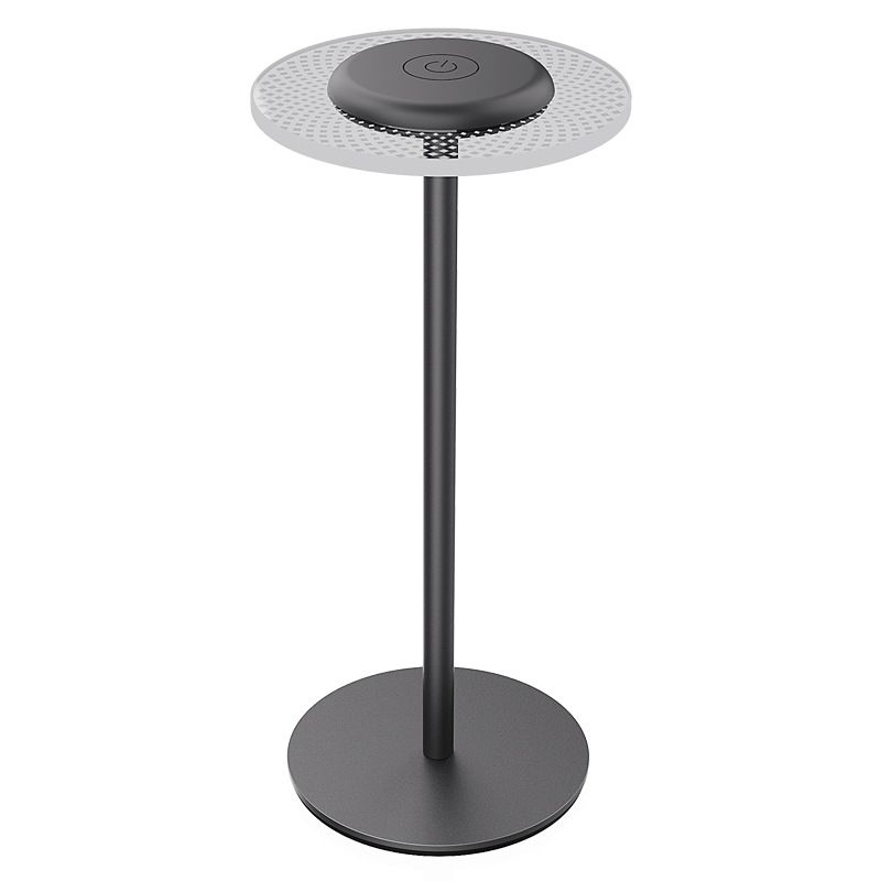 LED circular rechargeable table lamp, desktop light, RGB ambient light, touch-adjustable night light  TD01