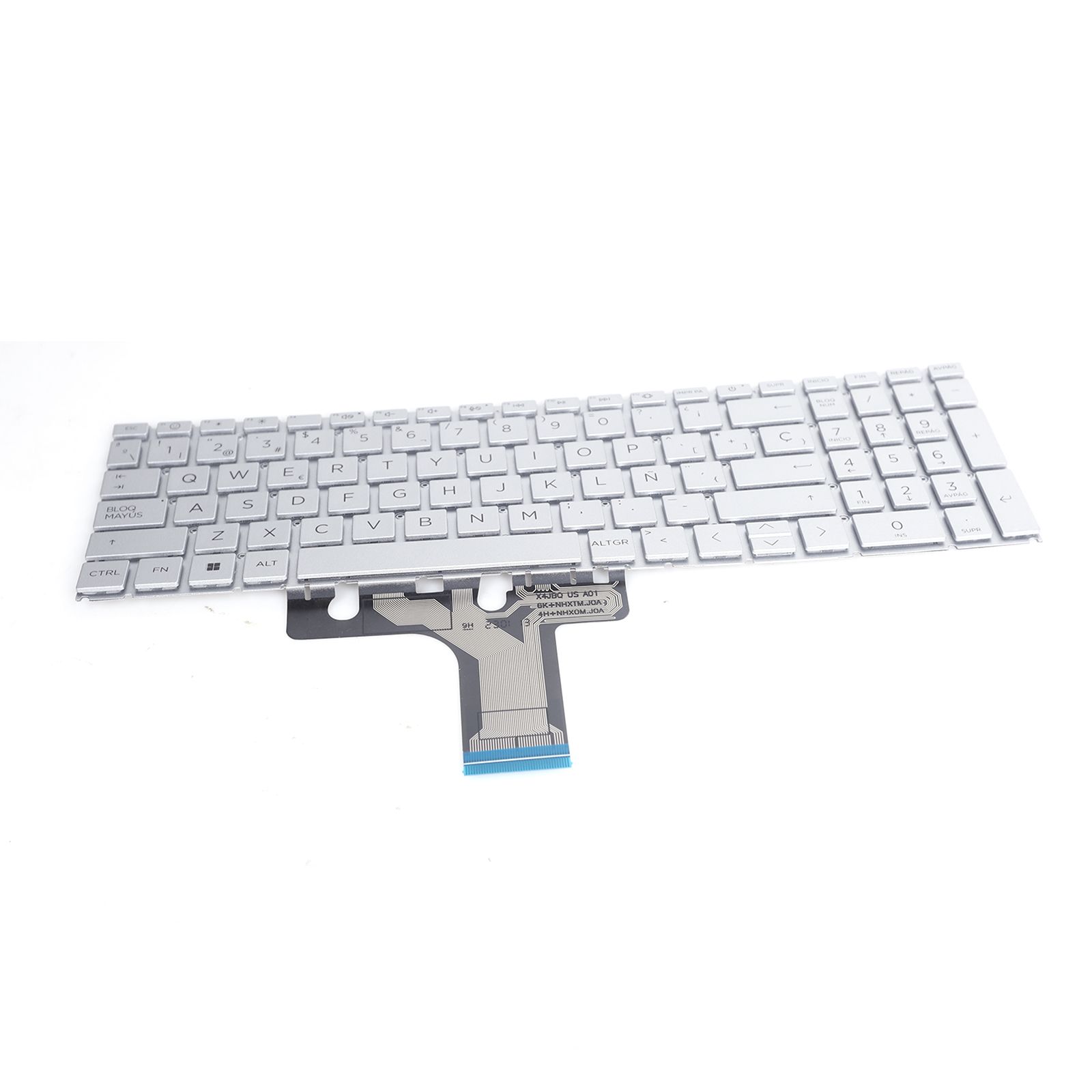 ​HP 15-EG 15-EG0003CA 15-EG0053CL 15-EG0073CL 15-EG1073CL Laptop SILVER (Without FRAME) SP HPM19N8 P/N 6037B0214816 Laptop Keyboard (Original)