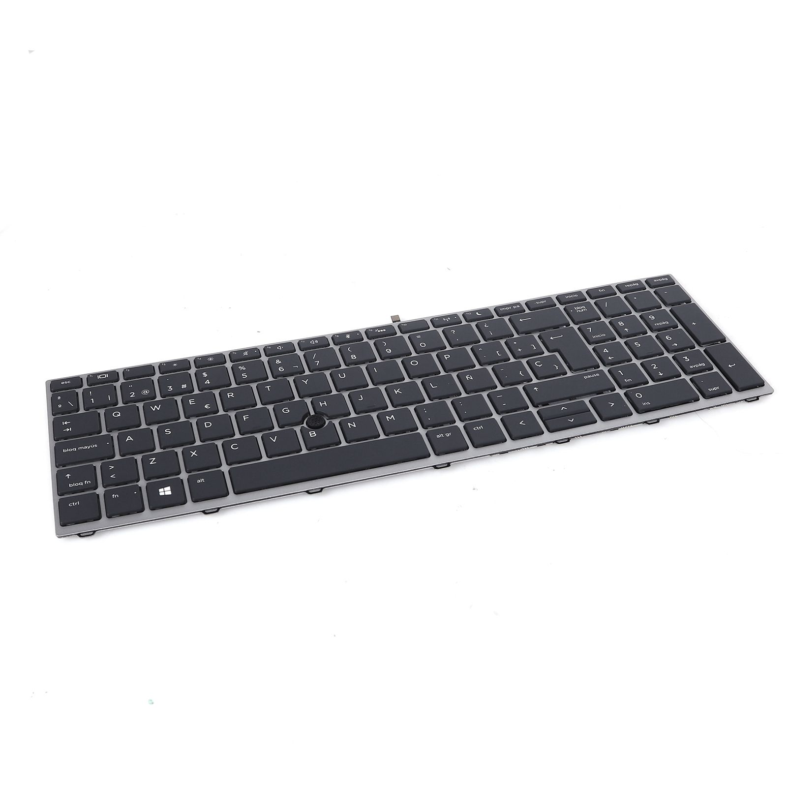 HP 650G5  650G4  pointing, backlight, silver frame with black keys  12-0316C-DZ01-K19SP