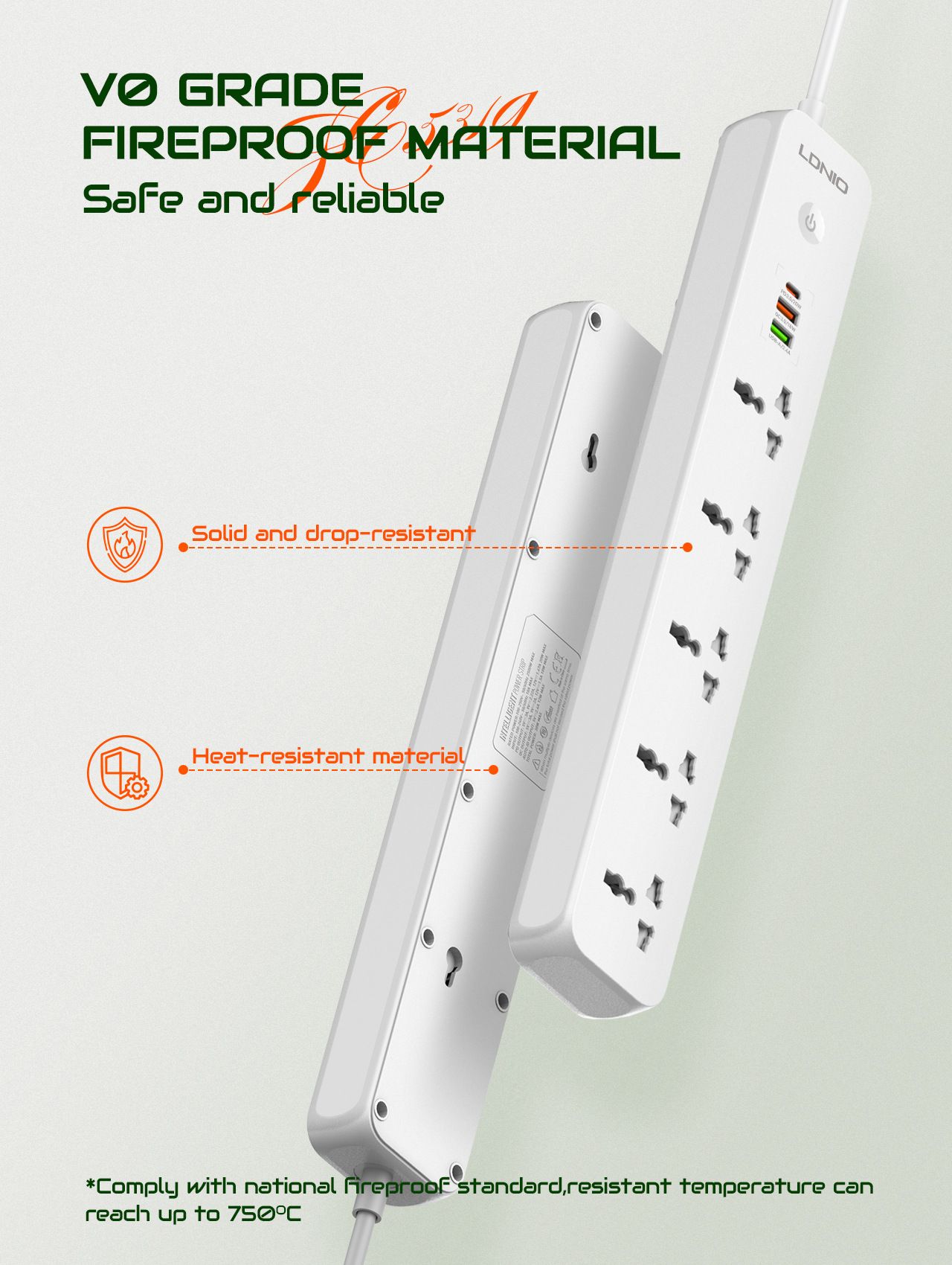 Universal jack panel USB perforated PD Quick-charge jack board US/EU/UK slot 53mm pitch 38W Maximum output 1*TYPE-C PD3.0/20W 1*USB-A/QC3.0/18W 1*USB-A/2.4A European standard  SC5319