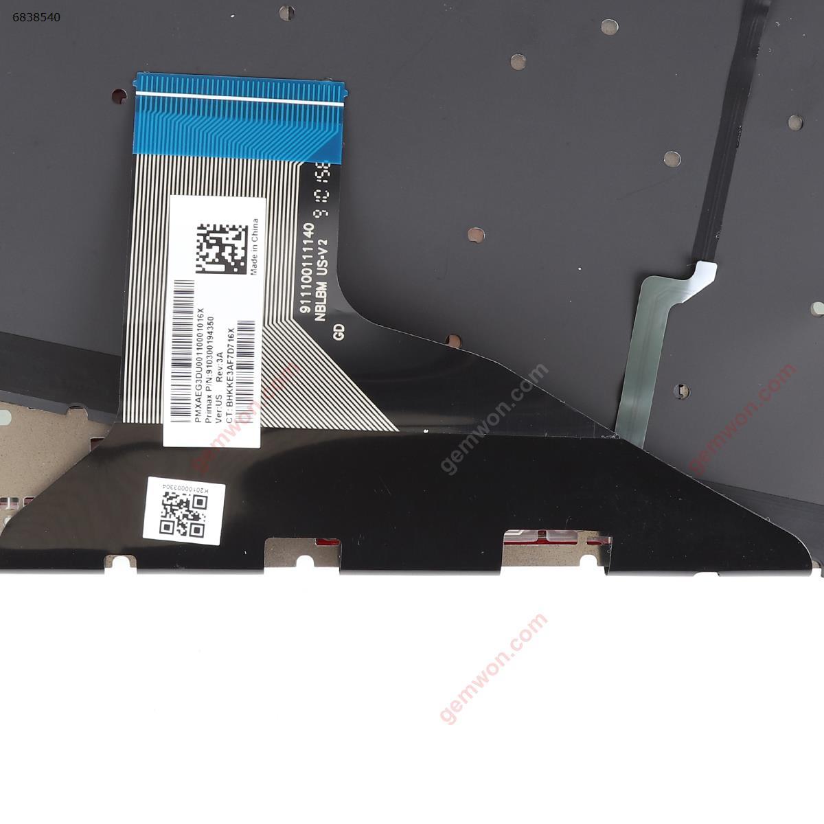 HP omen 15-DC TPN-Q211 15-dc000 15t-dc000 15-dc0010nr BLACK   red Printing ( Backlit,WIN8,without FRAME) US DSNR136CS XR-8400S E199019 Laptop Keyboard (OEM-A)