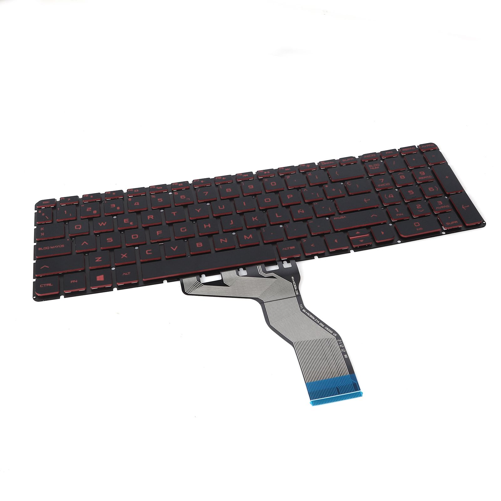 HP Pavilion 15-AB BLACK (Backlit,Without FRAME,Red Printing,Win8)  SP N/A Laptop Keyboard (OEM-B)