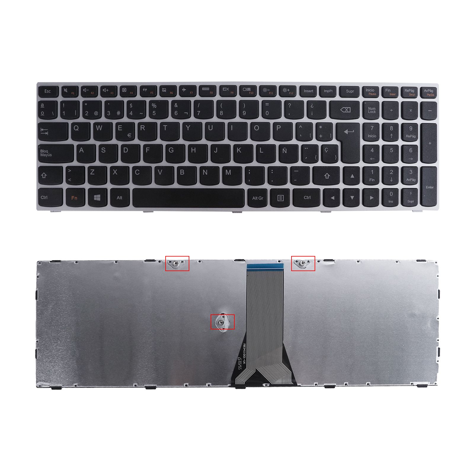 LENOVO G50-70 SILVER FRAME BLACK WIN8 SP 25215253V136520WK1 Laptop Keyboard (OEM-A)