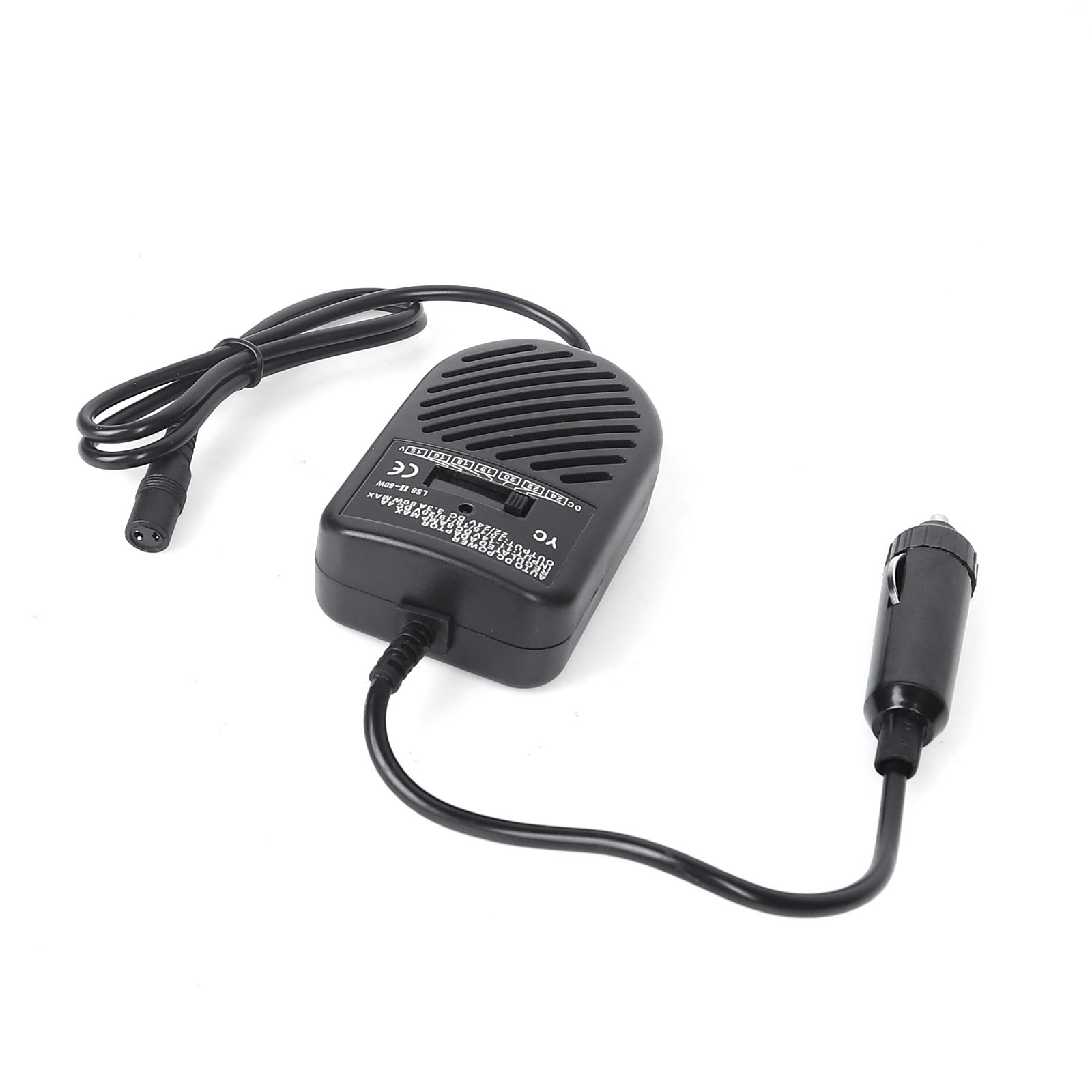 80W car notebook charger, car multi-functional power supply universal adapter, car cigarette lighter converter  HC-106