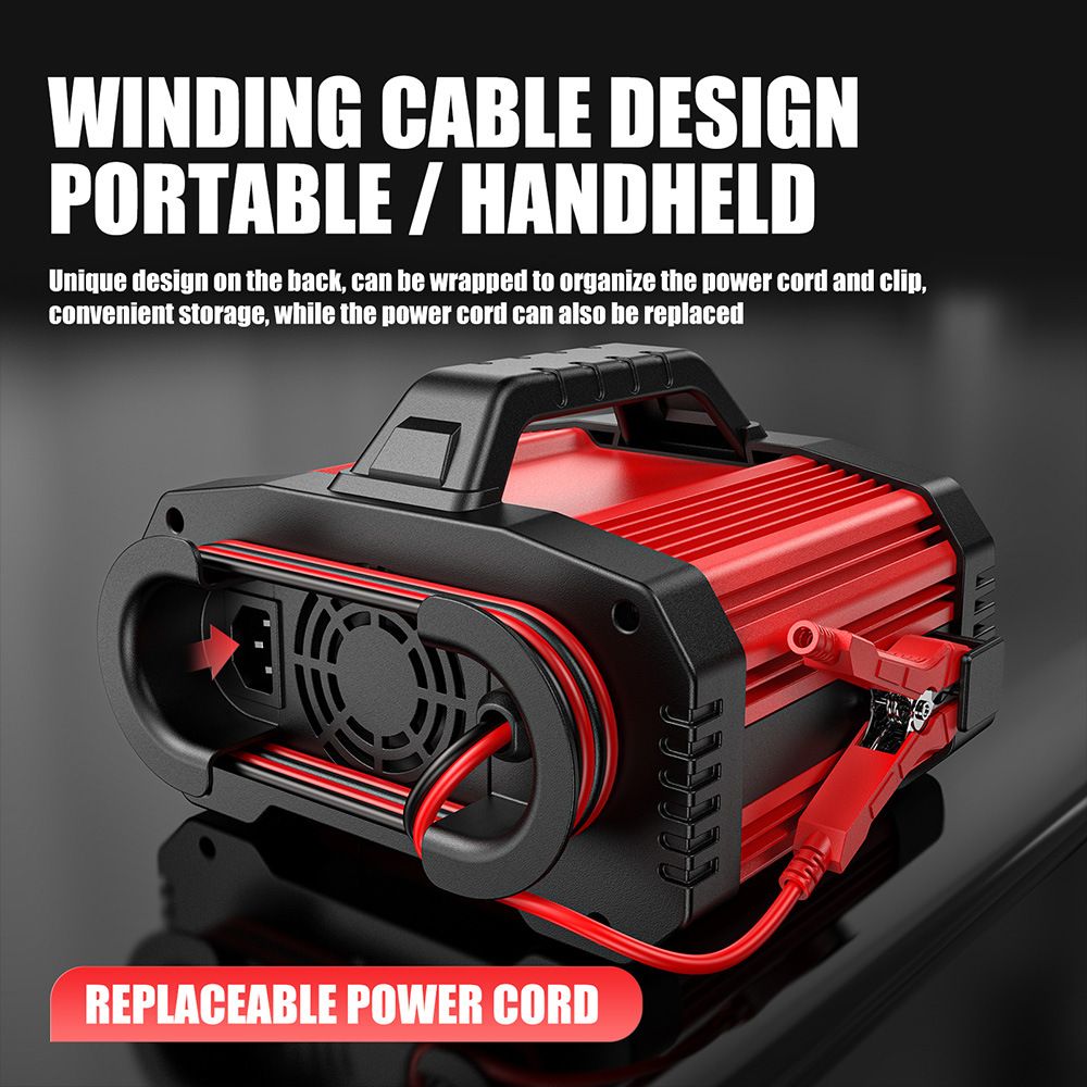 25A high-power portable 12V and 24V lithium iron lead-acid chargers for cars, ships and motorcycles  FPT-250