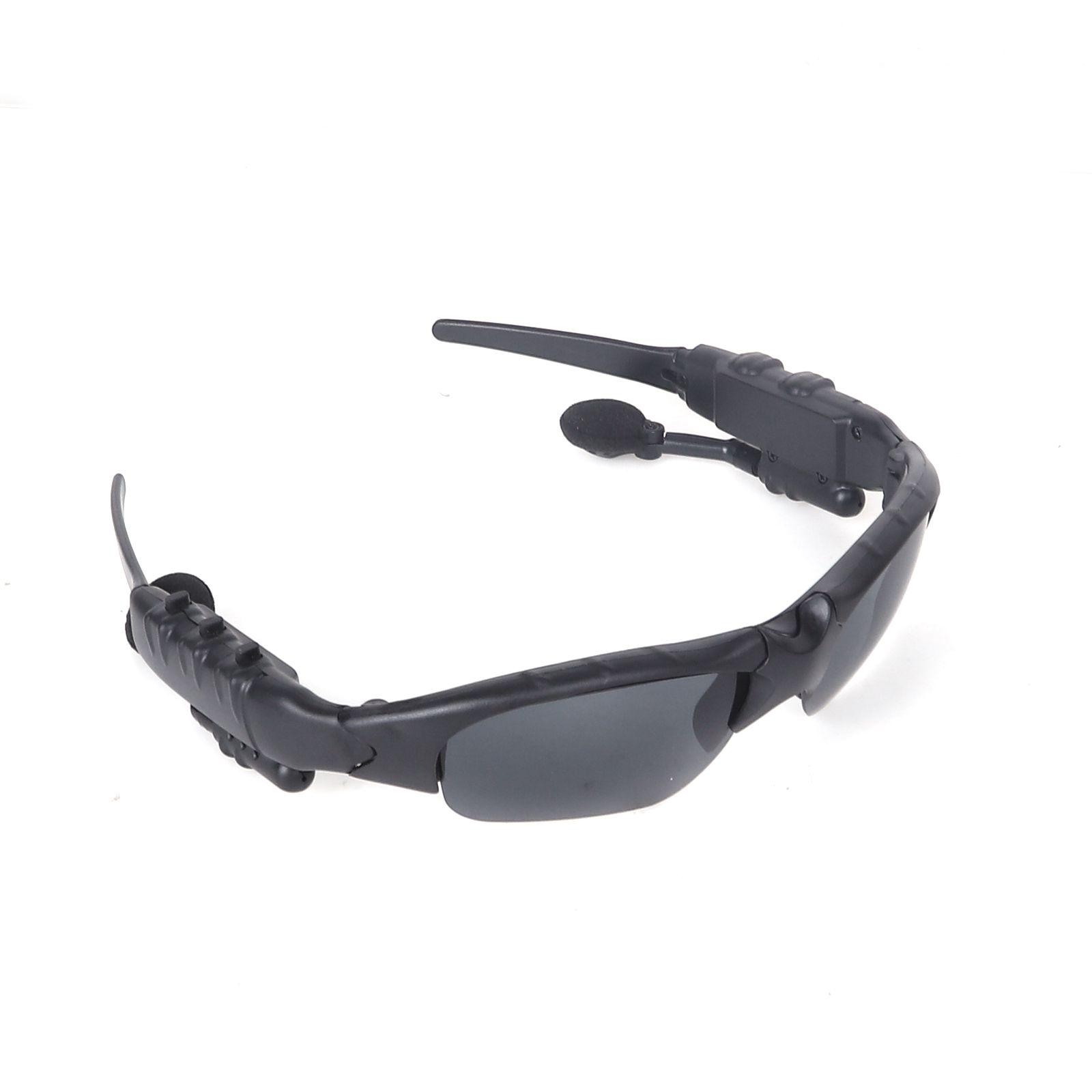Stereo Bluetooth Glasses Wireless Sports Bluetooth Polarized Sunglasses Headphones (Gray Lens) Glasses SM02D