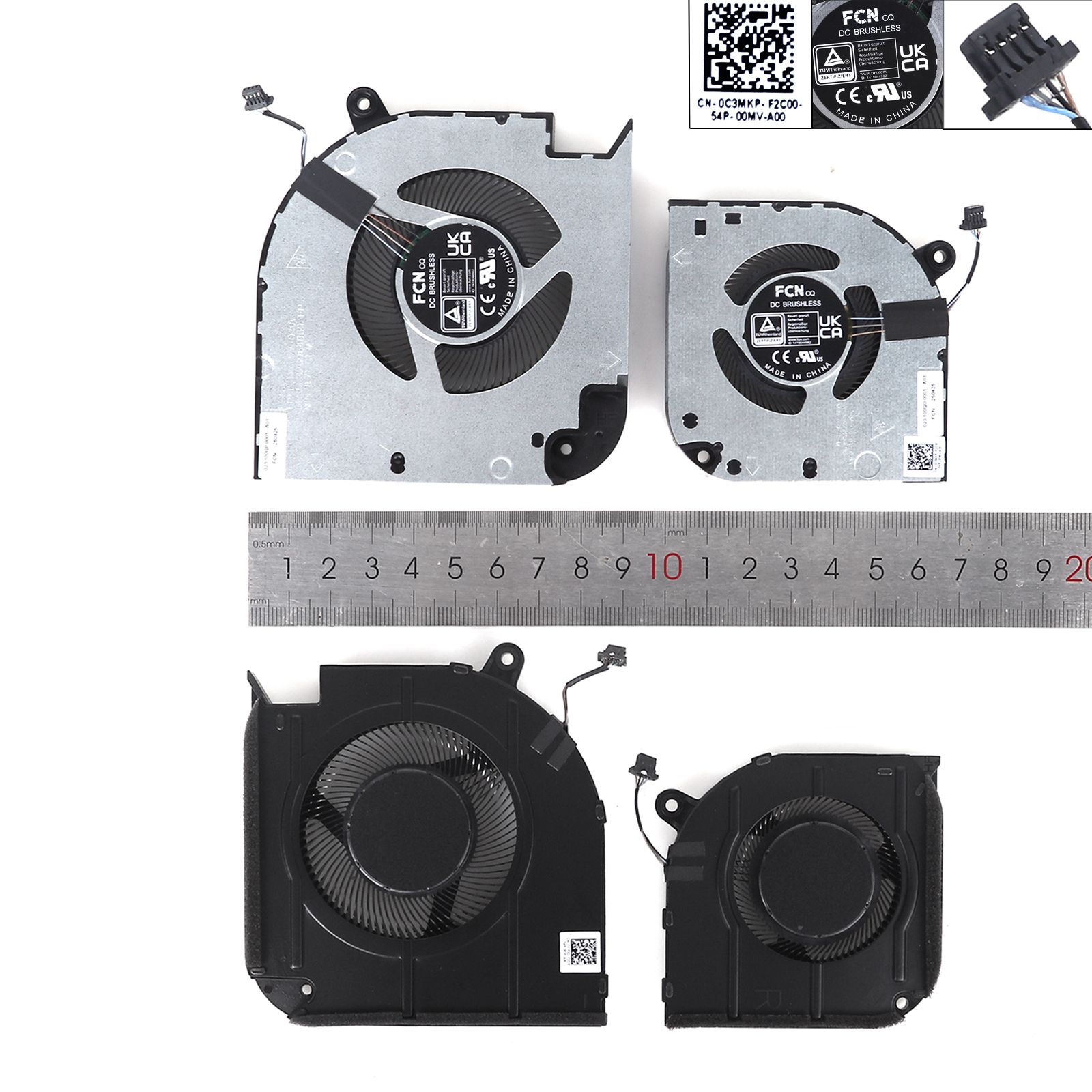 Dell 7620 16-7620 0V7P3C （CPU+GPU）ORG Laptop Fan 7620 16-7620 0V7P3C
