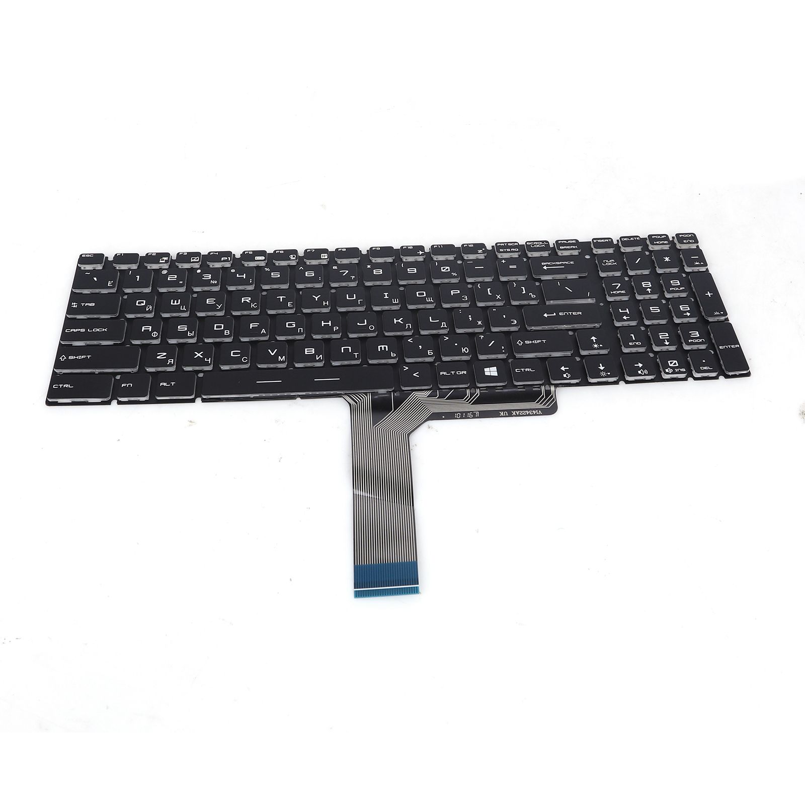 MSI GE63 GE73 Raider RGB 8RD 8RE 8RF Black（Backlit）  N/A