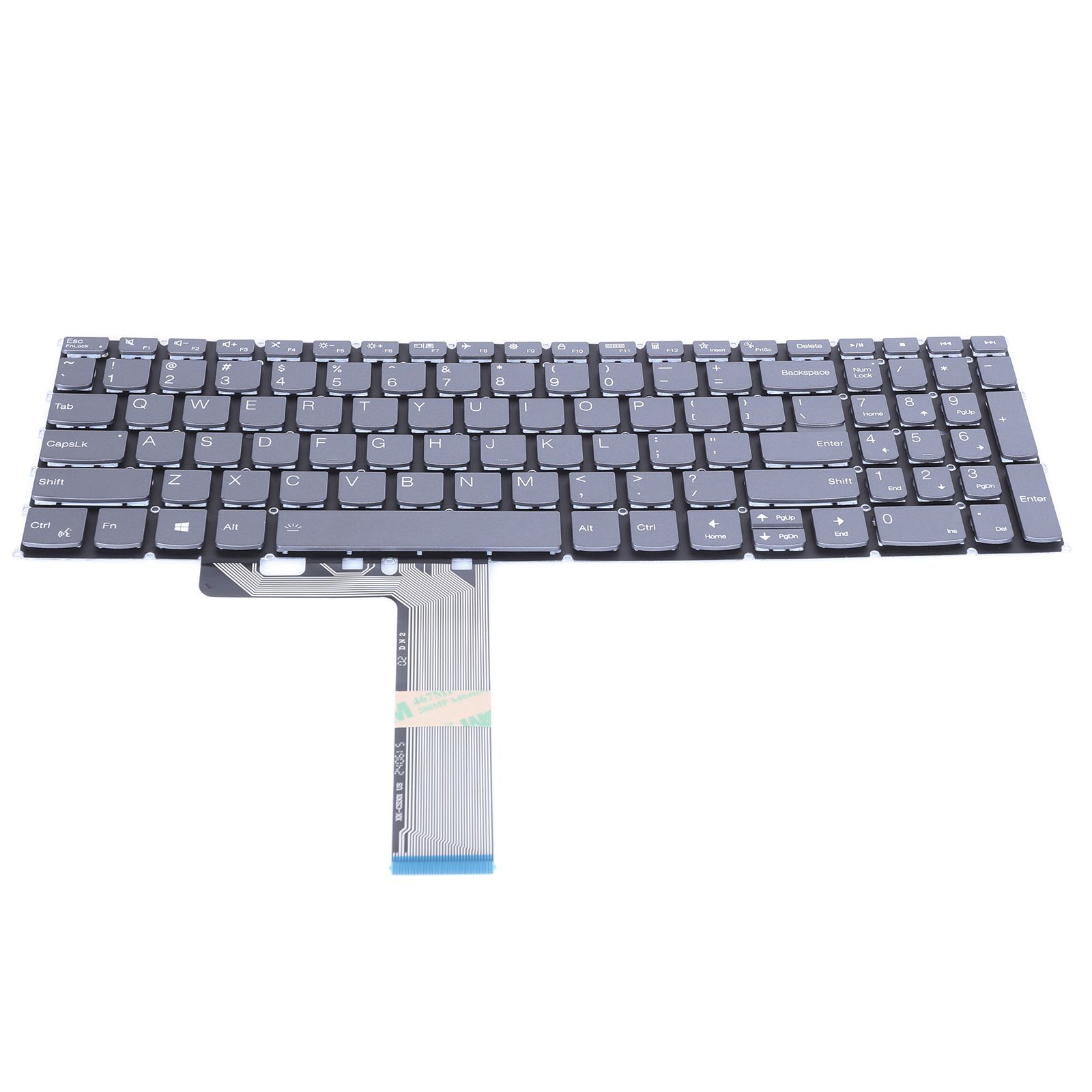 Lenovo Ideapad 5-15IIL05 15ARE05 15ITL05 5-15ALC05  Gray Backlit US SN20W65236--V192020BS1--PR5SB Laptop Keyboard (OEM-A)