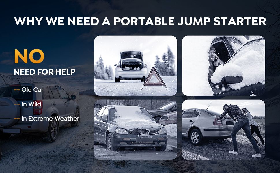 Multi-function Car Jump Starter Air Pump Portable Air Compressor Auto Tire Inflator Emergency Power Supply  FJS-950