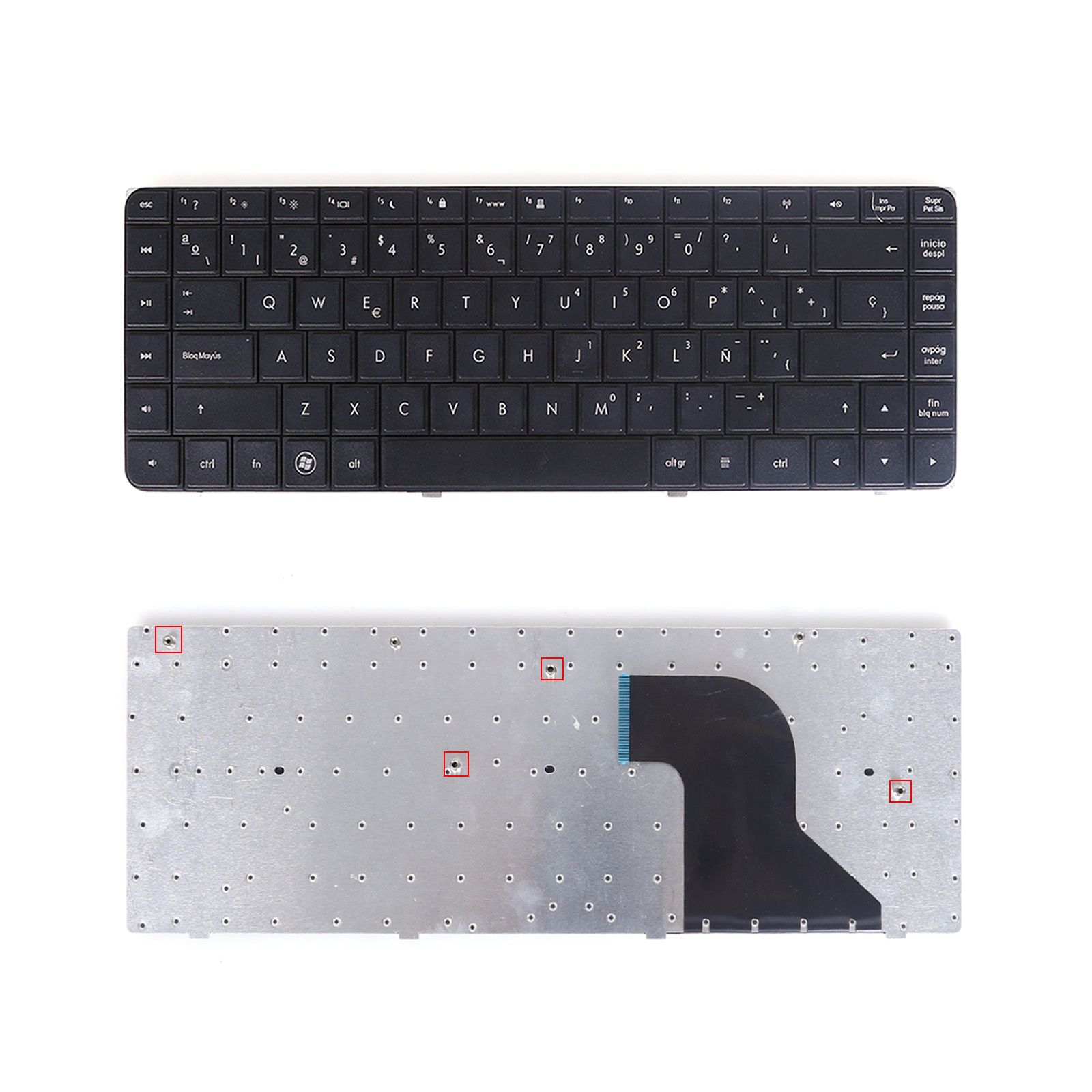 COMPAQ 620 621 625 BLACK  （Small Enter ） SP NB03B Laptop Keyboard (OEM-B)