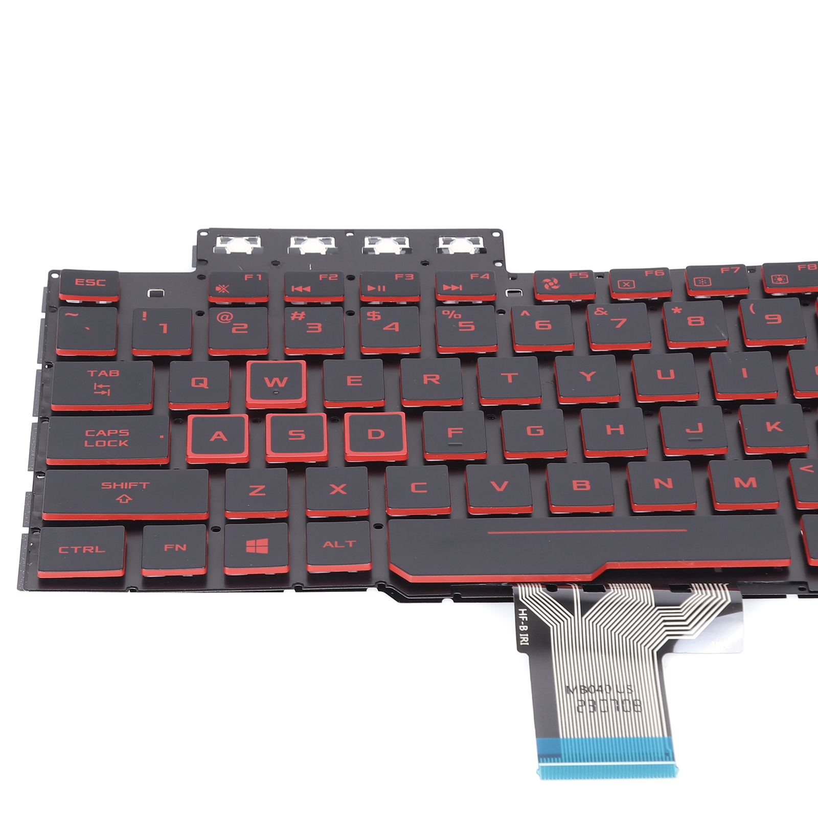 ASUS  FX505/FX504/FX705/FX80  BLACK (Red side,Backlit,WIN8,without FRAME) US V170746GS1 AEBKLU03010 Laptop Keyboard (A+)