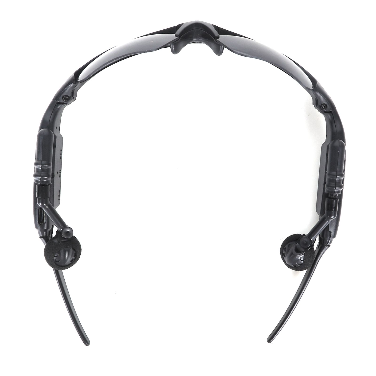 Stereo Bluetooth Glasses Wireless Sports Bluetooth Polarized Sunglasses Headphones (Gray Lens) Glasses SM02D