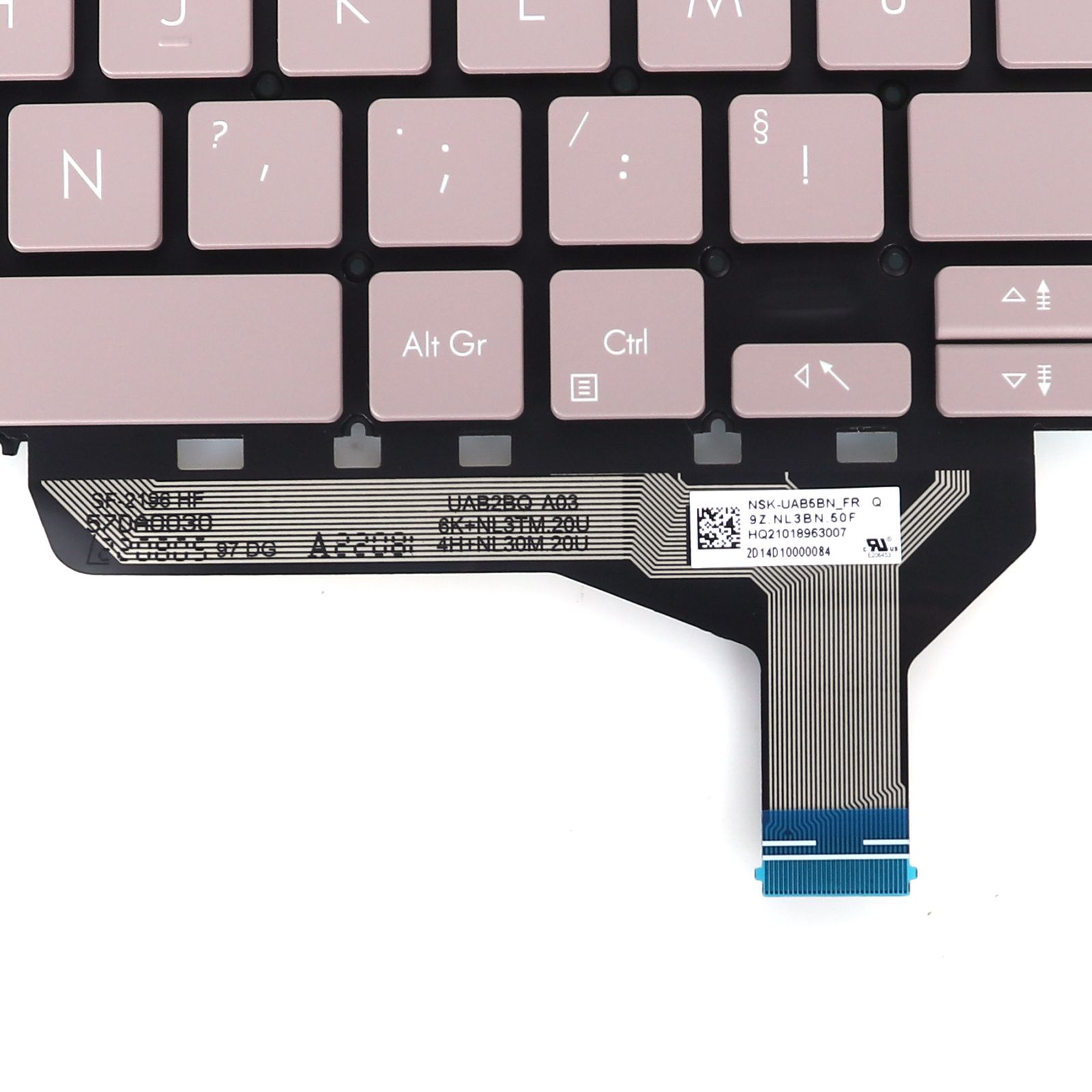 ASUS Zenbook S 13 UM5302 RM5302 BM5302 Pink（Backlit，Small Enter，Win8）  9Z.NL3BN.50F